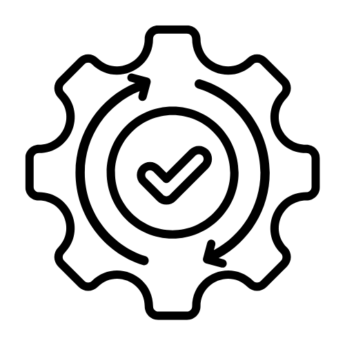 gear icon showcasing the fact that Quick Response Garage Door Services offers quality products and craftsanship